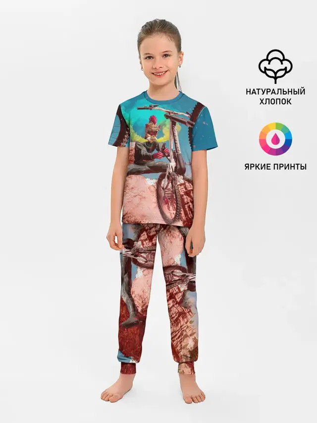 Детская пижама с брюками