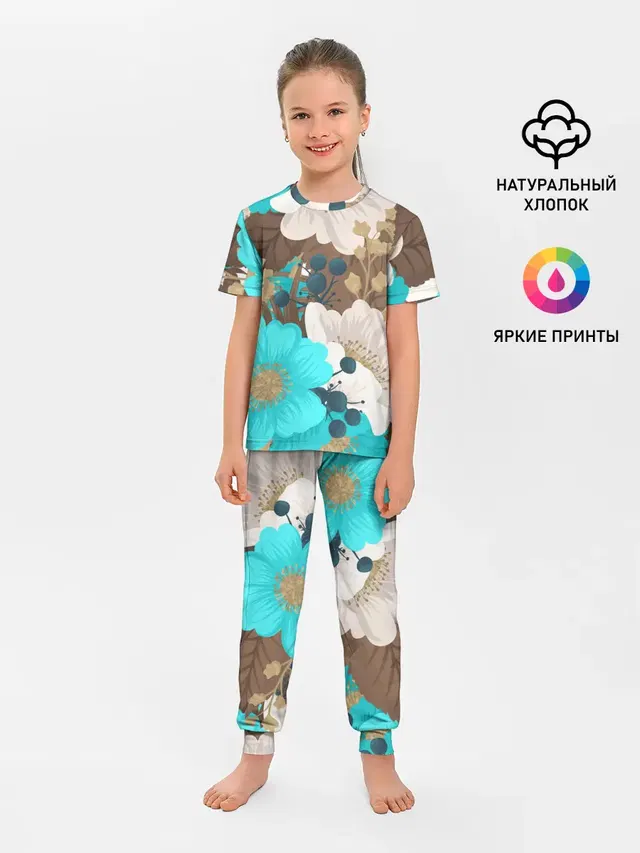 Детская пижама с брюками