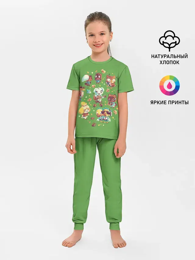 Детская пижама с брюками