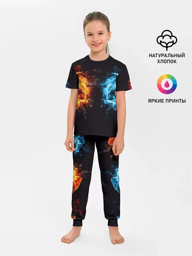Детская пижама с брюками