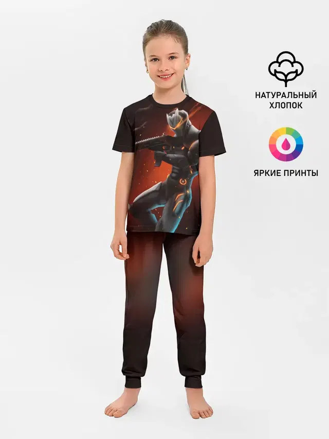 Детская пижама с брюками