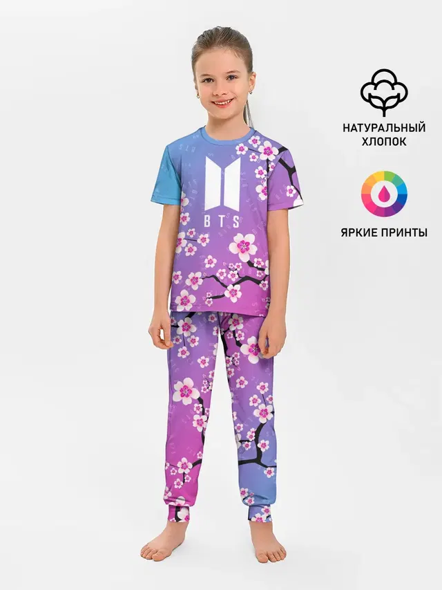 Детская пижама с брюками