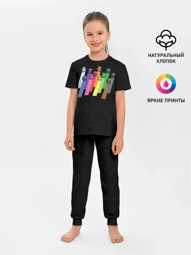 Детская пижама с брюками