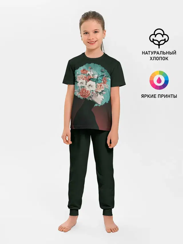 Детская пижама с брюками