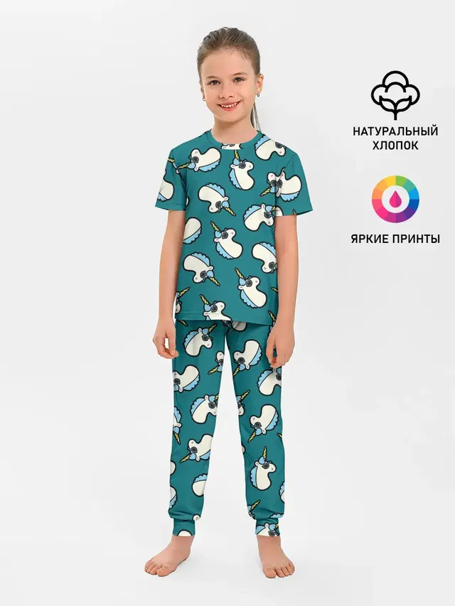 Детская пижама с брюками