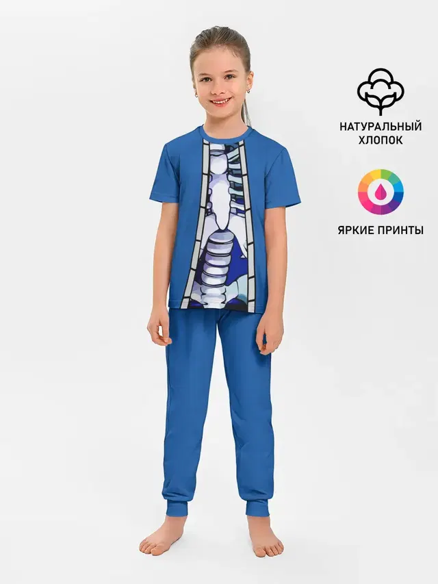 Детская пижама с брюками