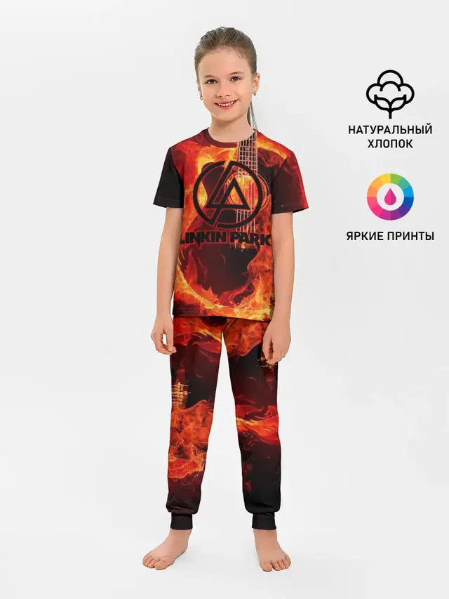 Детская пижама с брюками
