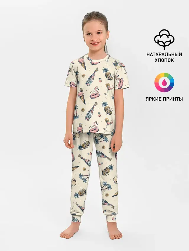 Винтажный Гавайский Рисунок