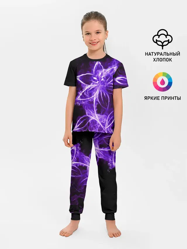 Детская пижама с брюками
