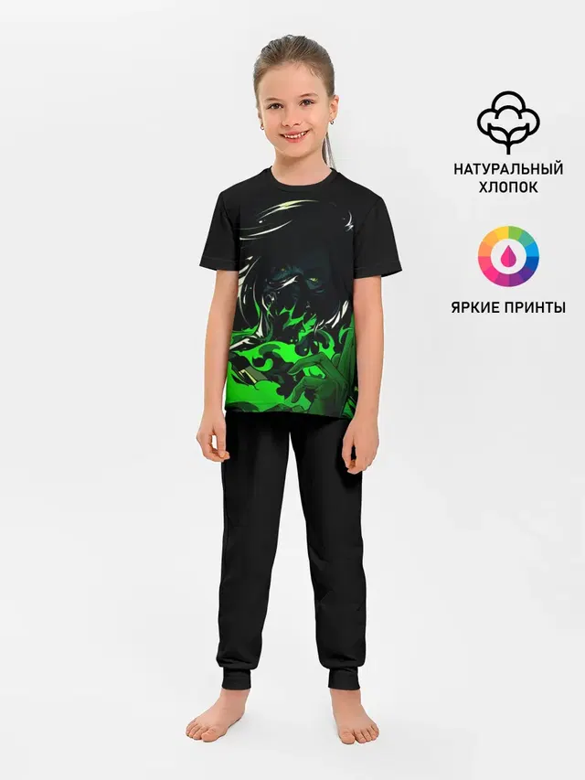 Детская пижама с брюками