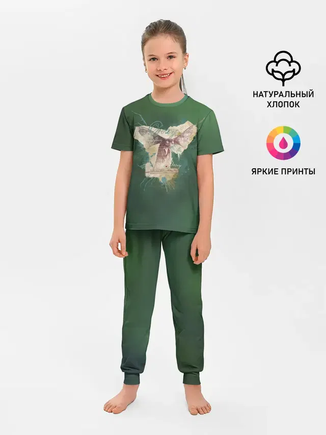Детская пижама с брюками