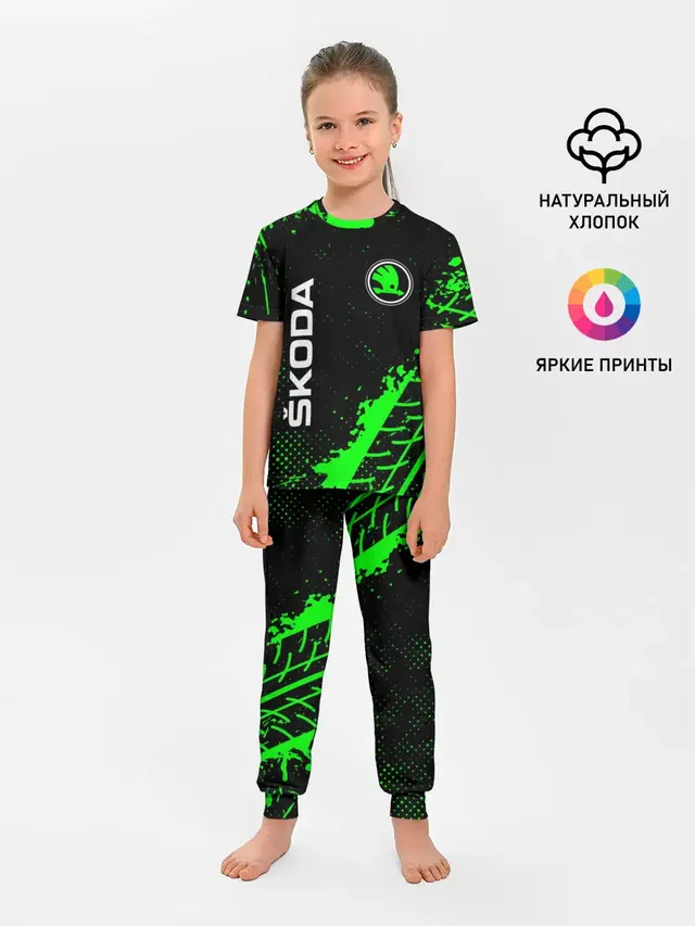 Детская пижама с брюками