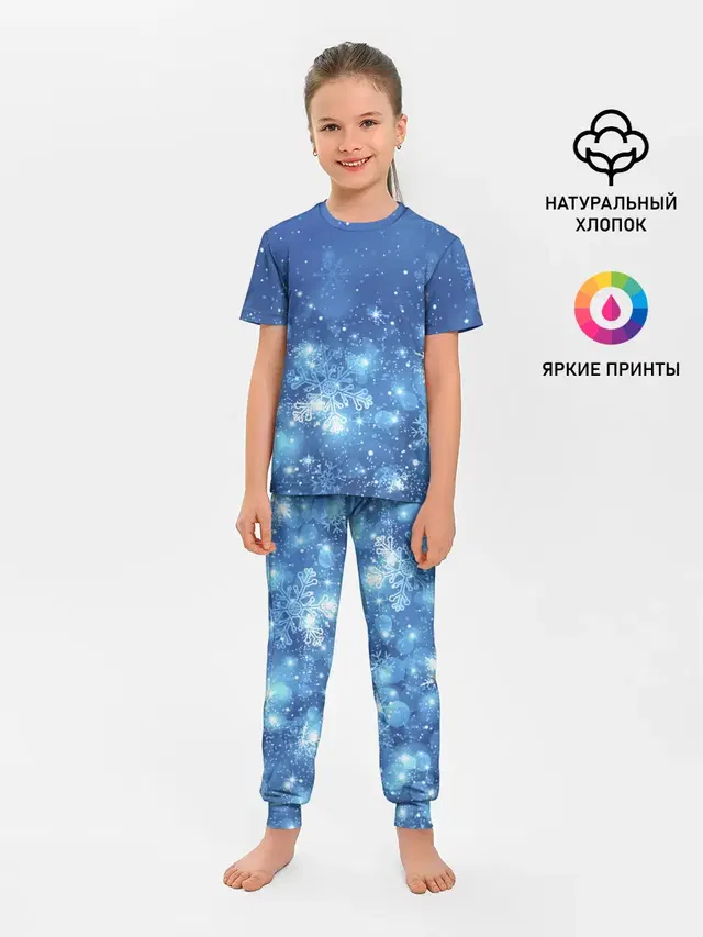 Снежинки.