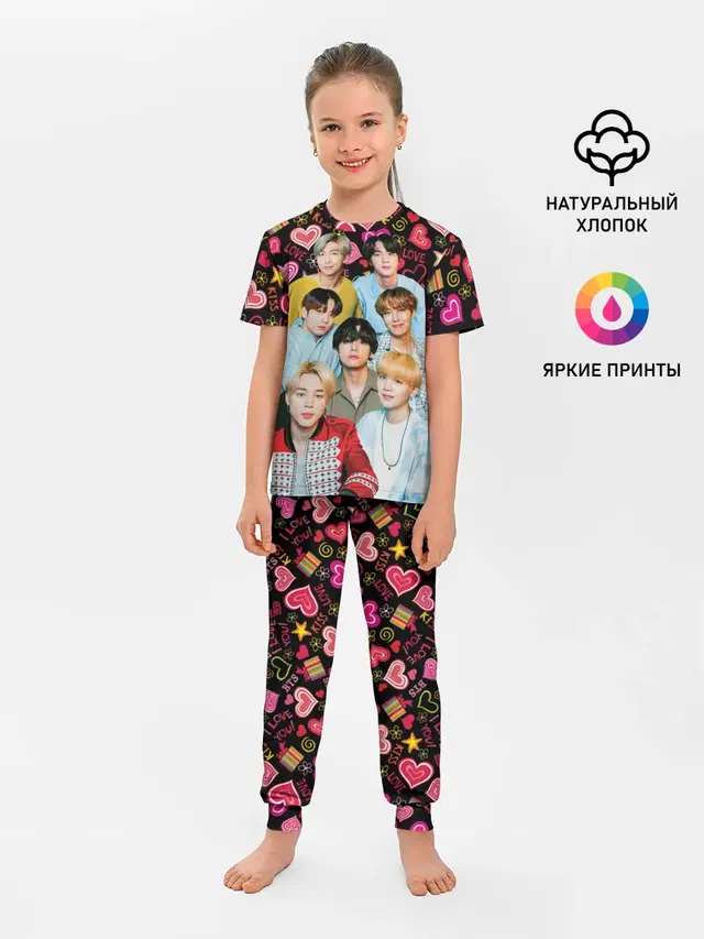 Детская пижама с брюками