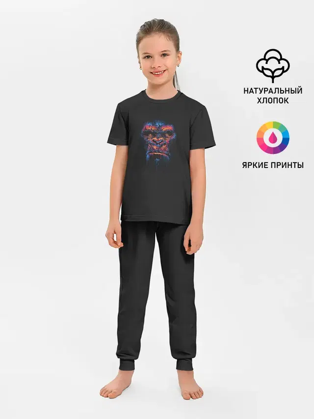 Детская пижама с брюками