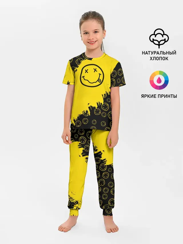 Детская пижама с брюками