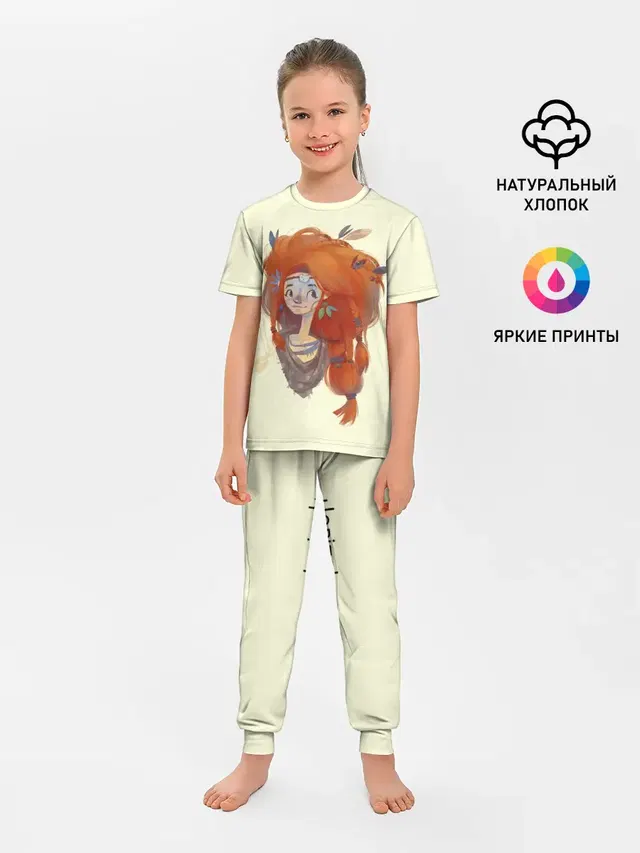 Детская пижама с брюками