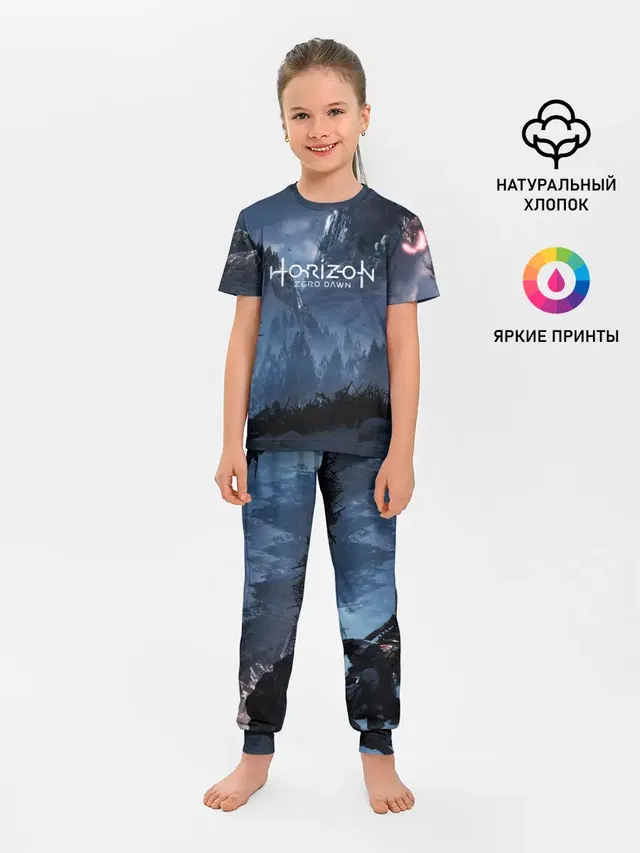Детская пижама с брюками