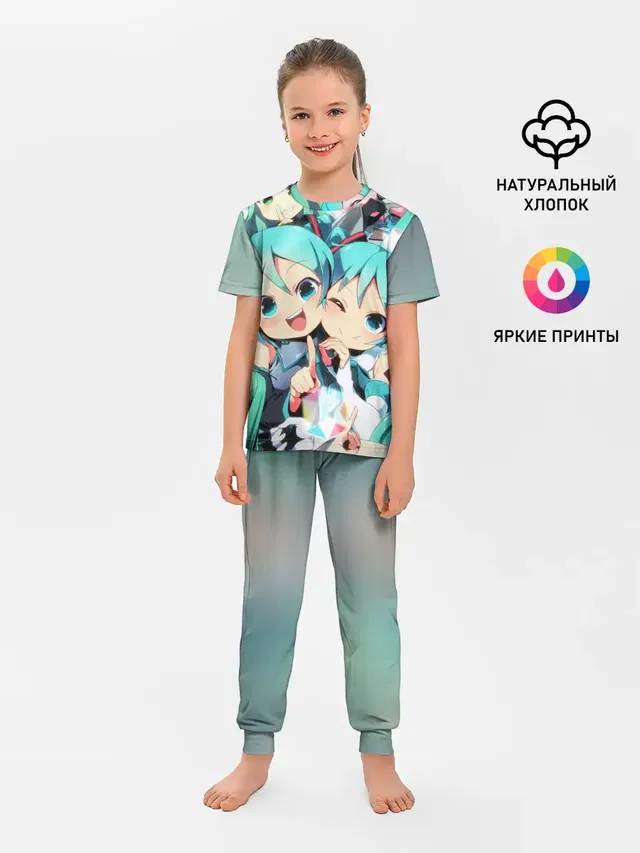 Детская пижама с брюками