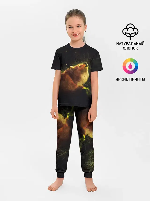 Детская пижама с брюками