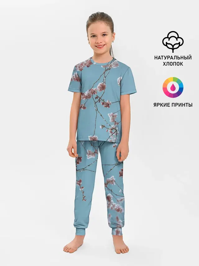 Детская пижама с брюками