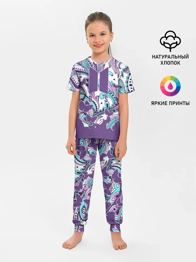 Детская пижама с брюками