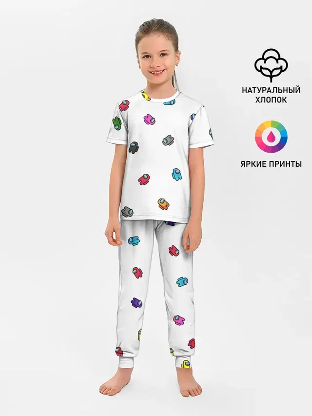 Детская пижама с брюками