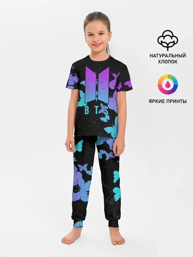Детская пижама с брюками