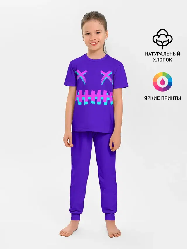 Детская пижама с брюками