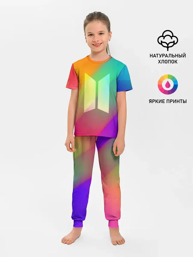 Детская пижама с брюками