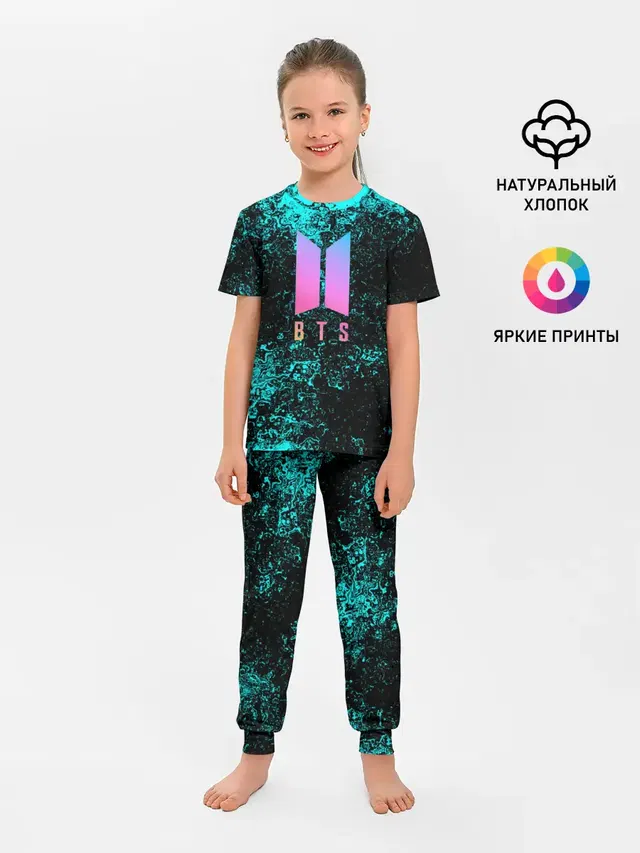 Детская пижама с брюками