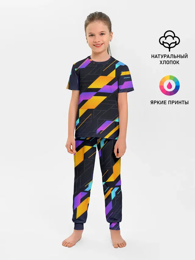 Детская пижама с брюками