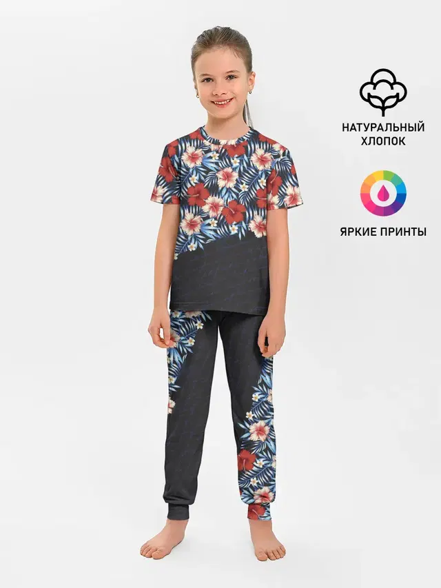 Детская пижама с брюками