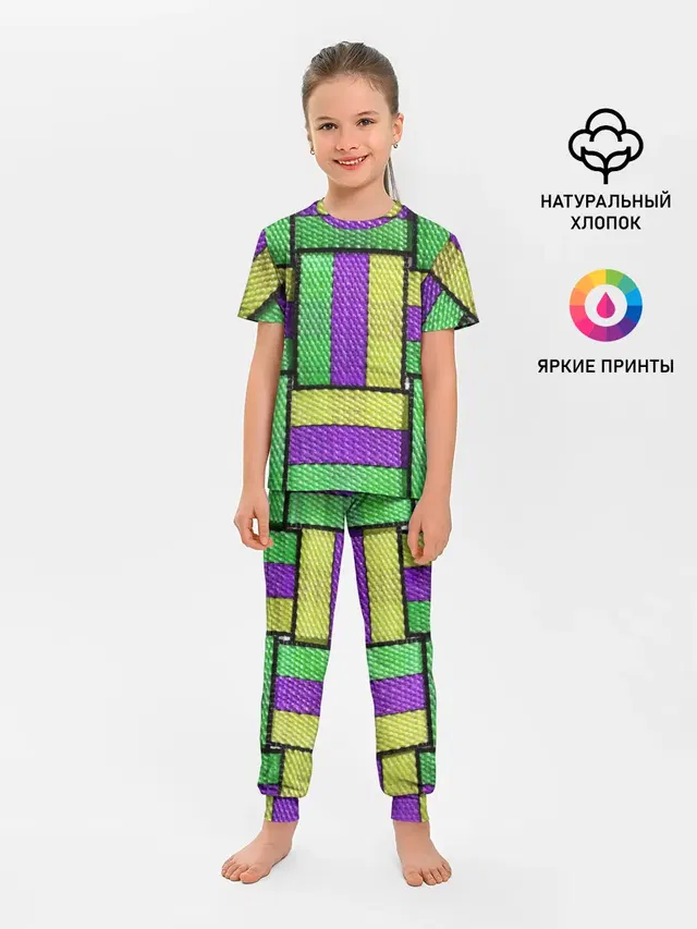 Детская пижама с брюками