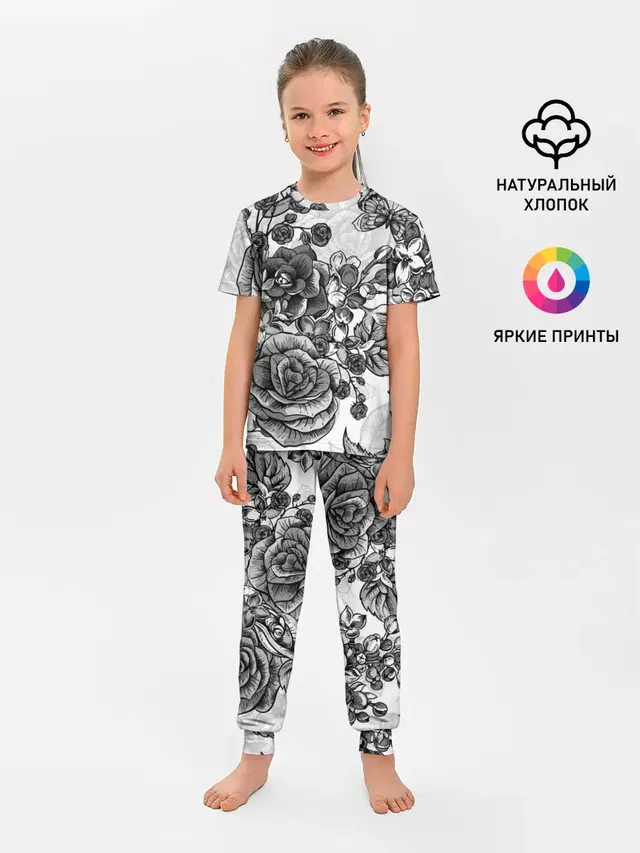 Детская пижама с брюками