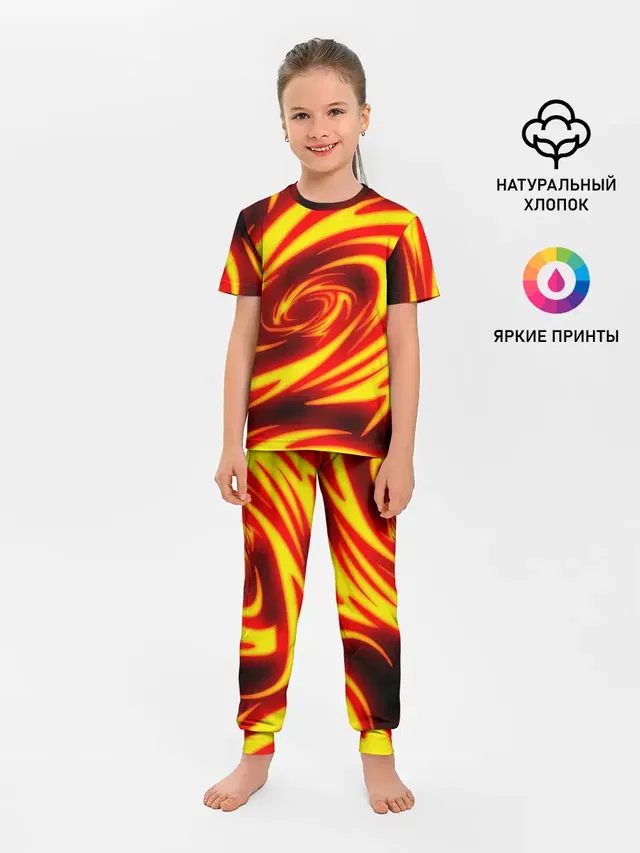 Детская пижама с брюками
