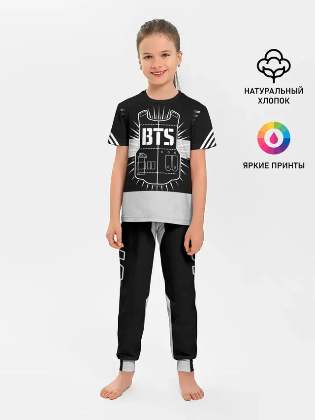 Детская пижама с брюками с принтом «BTS — BTS ARMY 97 JUNG KOOK»