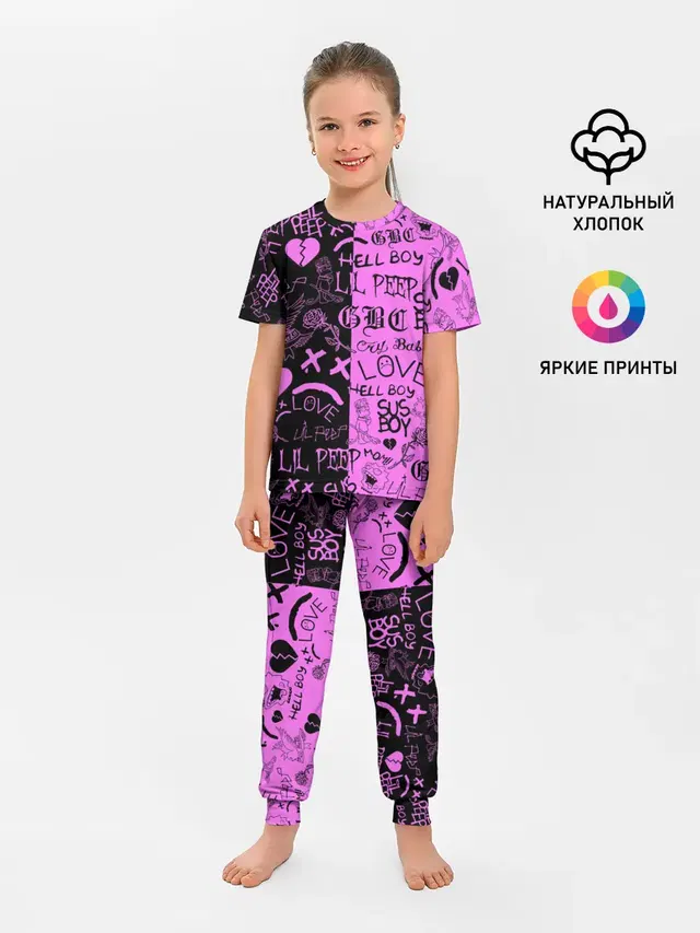 LIL PEEP LOGOBOMBING BLACK PINK