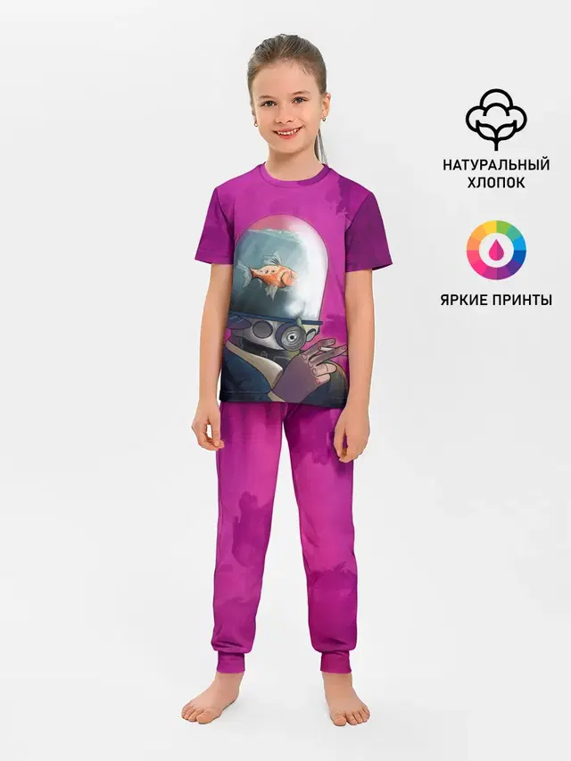 Детская пижама с брюками
