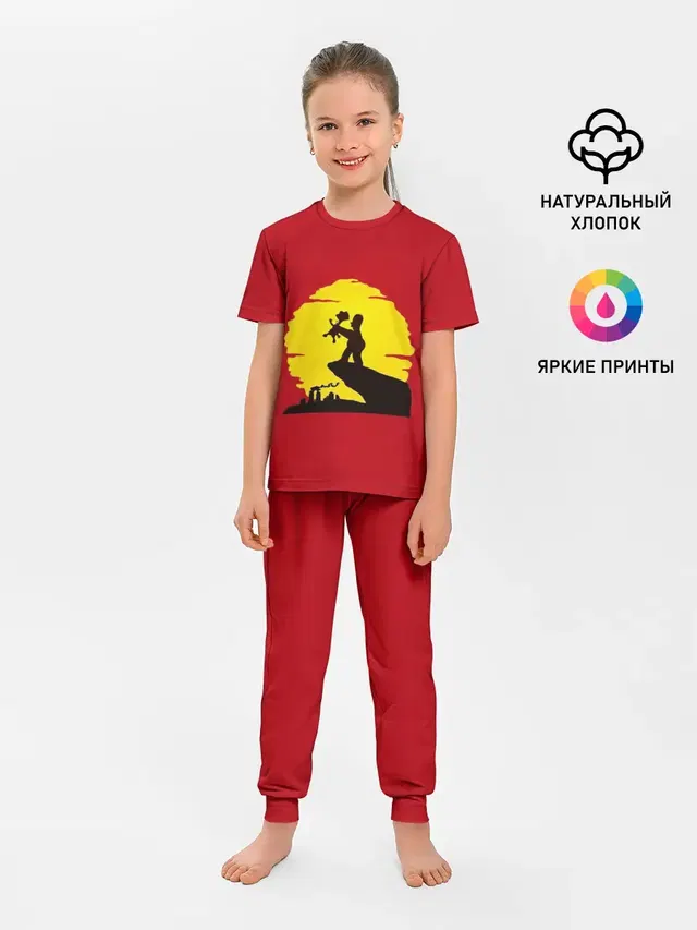 Детская пижама с брюками