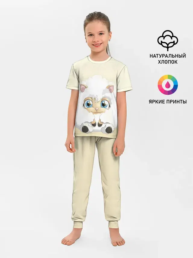 Детская пижама с брюками