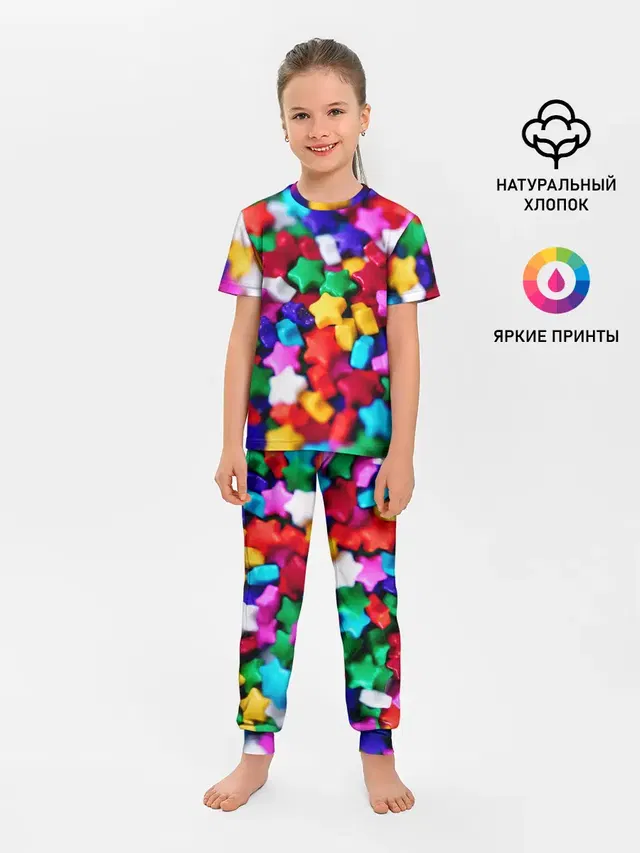 Детская пижама с брюками