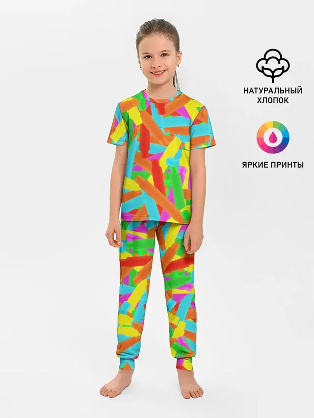 Детская пижама с брюками