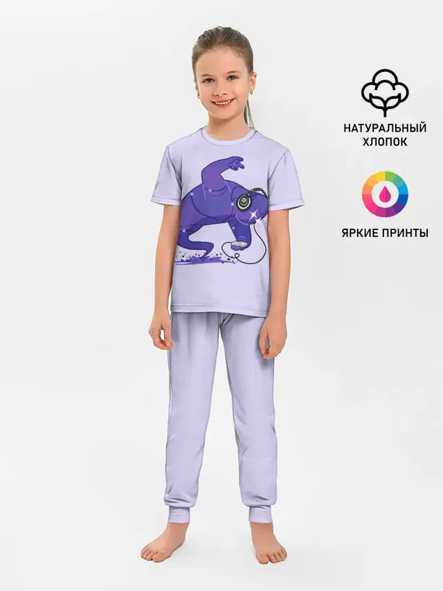 Детская пижама с брюками