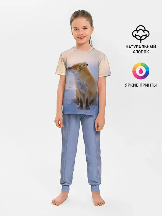 Детская пижама с брюками