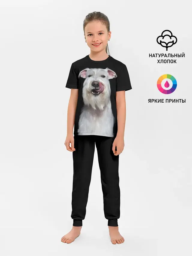 Белый шнауцер