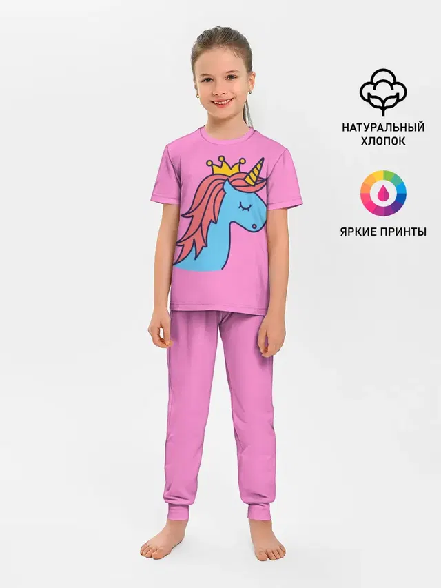 Детская пижама с брюками