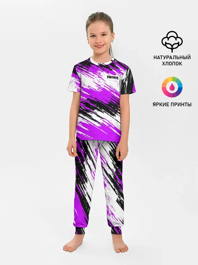 Детская пижама с брюками