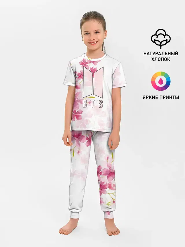 Детская пижама с брюками