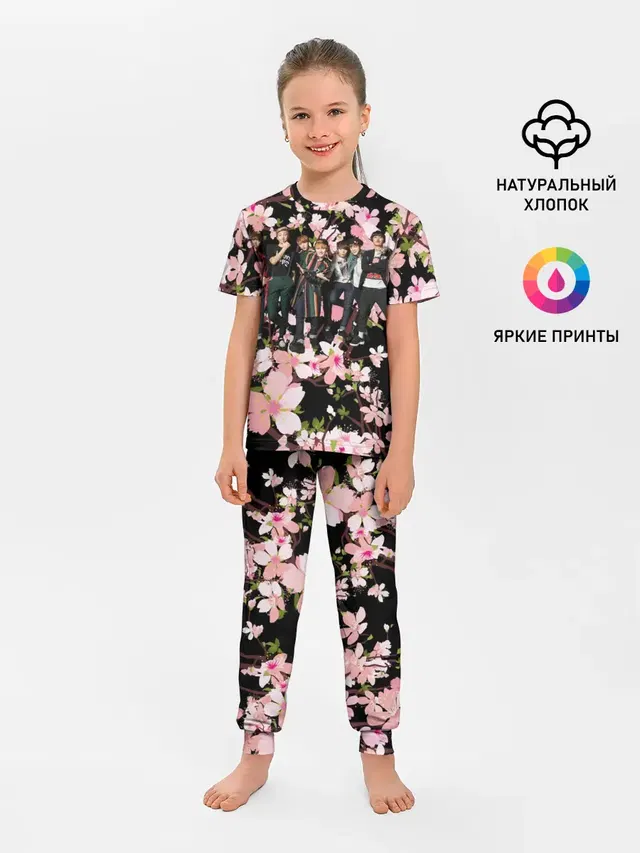 Детская пижама с брюками